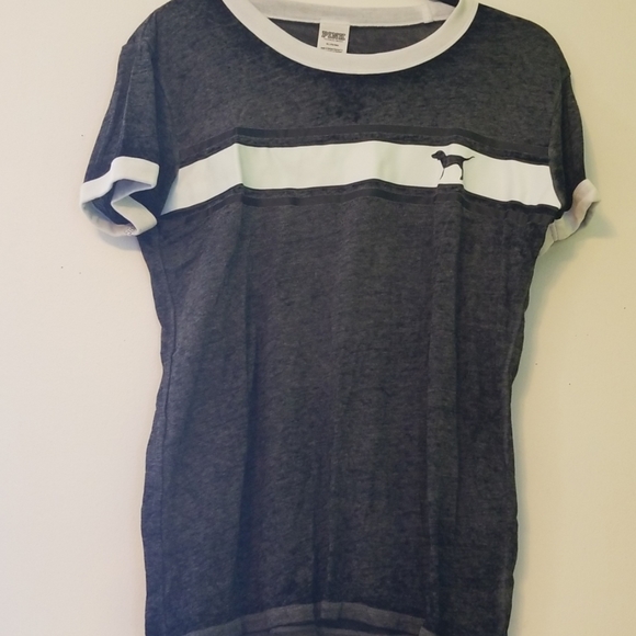 PINK Victoria's Secret Tops - Victoria's Secret PINK Grey Top Sz M